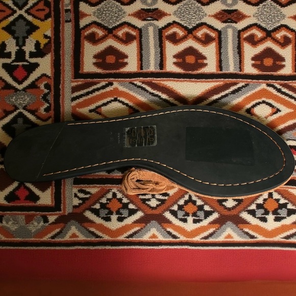 🌟SALE Rag & Bone Melrose Redwood Suede Braided Sandals - Picture 3 of 3